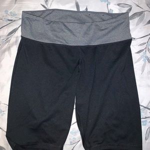 Black biker shorts